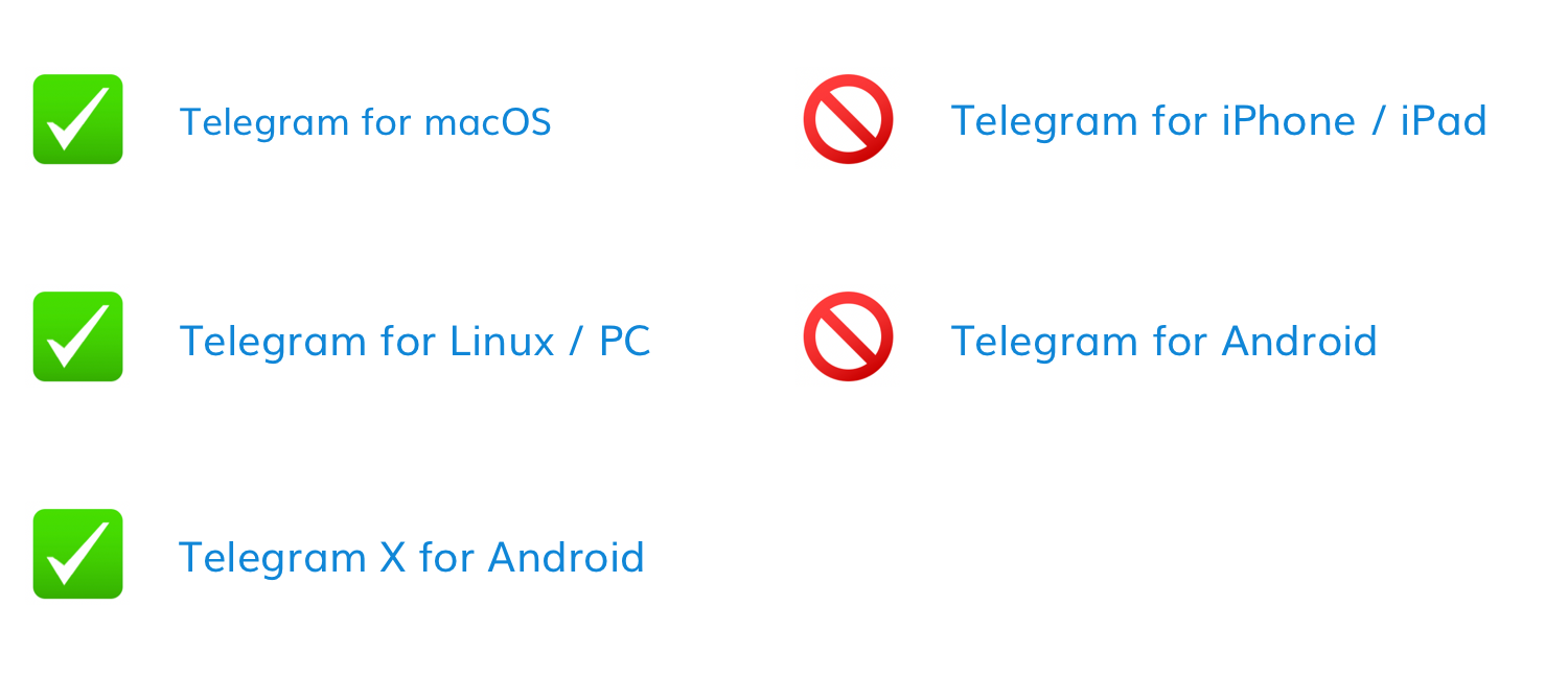 Telegram Licenses JoyPixels