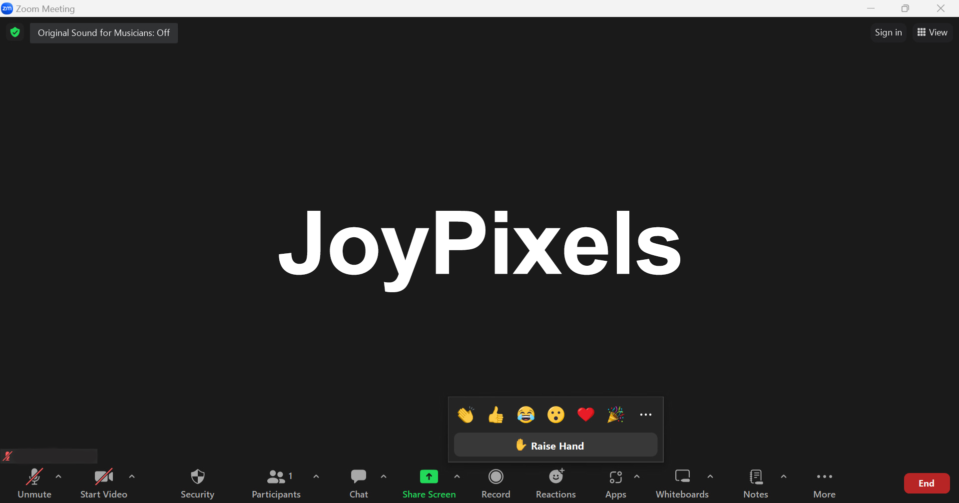 Zoom Licenses JoyPixels